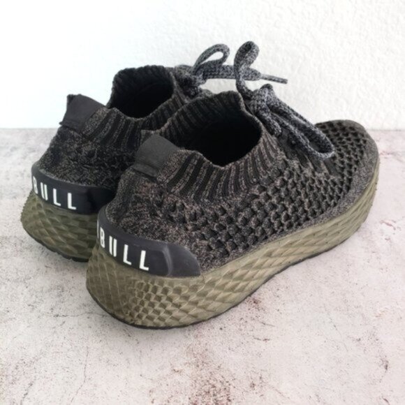 Nobull $159 Women's Knit Runner Sneakers size 8.5 Gray Athletic Gym Crossfit - Picture 5 of 10